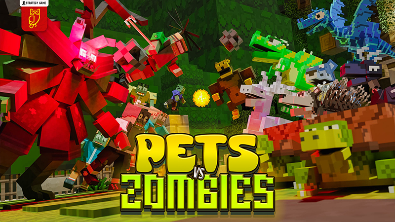 Pets vs Zombies on the Minecraft Marketplace by DeliSoft Studios