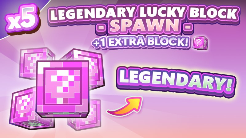 [STEAL A MOB] 5x Legendary Lucky Block Spawn