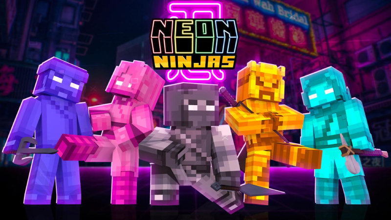 Neon Ninjas Key Art