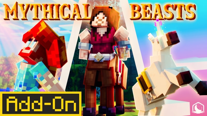 Mythical Beasts Add-On on the Minecraft Marketplace by Lunar Client