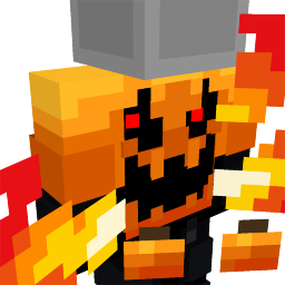 Scary Dark Pumpkin Suit