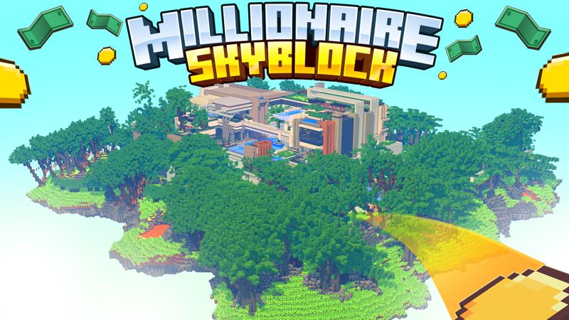 Millionaire Skyblock Key Art