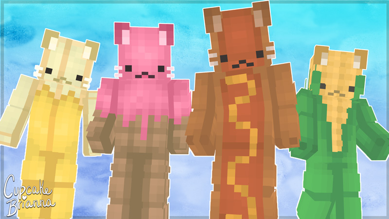 Food Cats Skin Pack on the Minecraft Marketplace by CupcakeBrianna