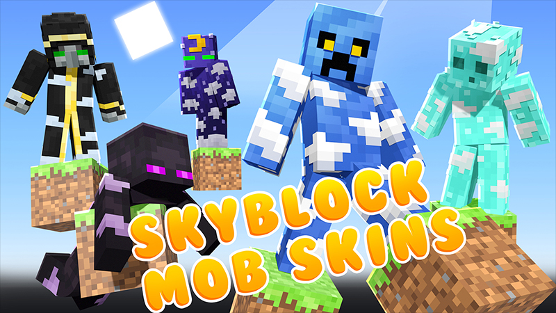 Skyblock Mob Skins Key Art