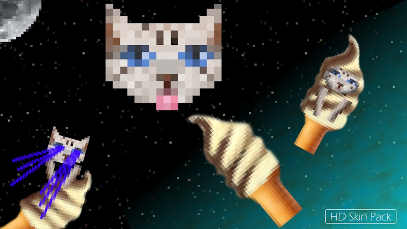 Ice Cream Cats in Space on the Minecraft Marketplace by Arrow Art Games
