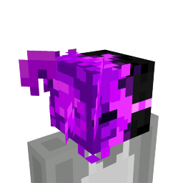 Half Enderman Head Key Art