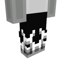 Black and White Fire Pants on the Minecraft Marketplace by Meraki