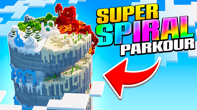 Super Spiral Parkour Key Art