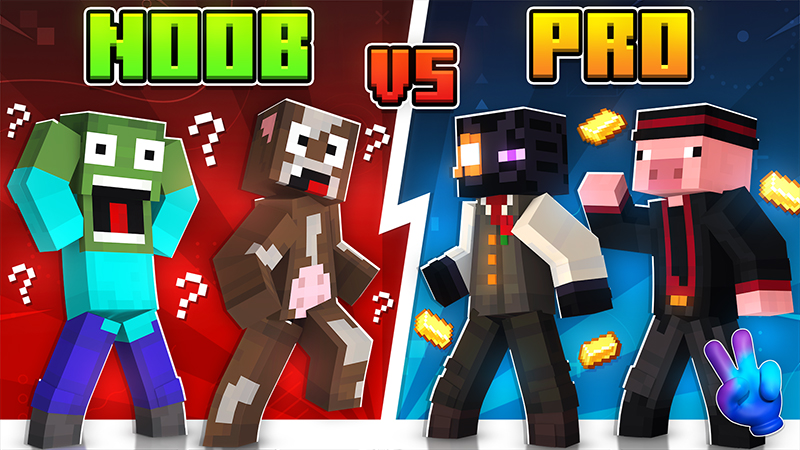 Noob vs Pro Mobs Key Art