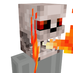 Flaming Skull Key Art