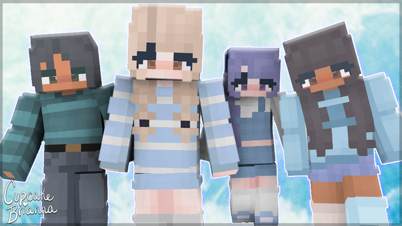 Cute Blue Skin Pack Key Art