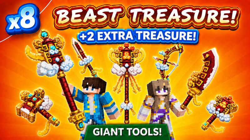 [OP SMP] 8x Beast Treasure [+2 FREE]