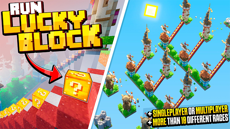 Run Lucky Block Key Art