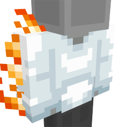 RGB Fire White Hoodie Key Art