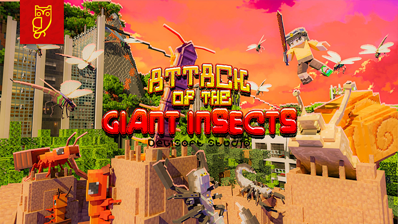 Attack of the giant insects Key Art