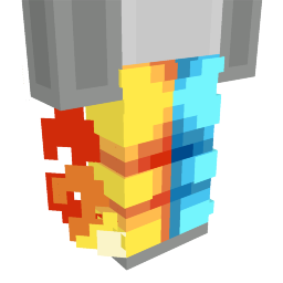 Split Fire Flame Pants