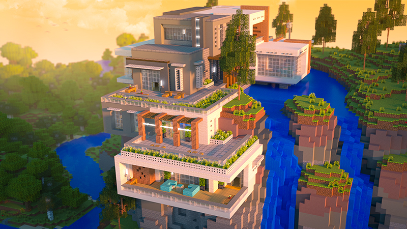 Millionaire Waterfall Mansion