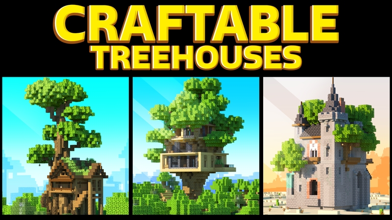 Craftable Treehouses on the Minecraft Marketplace by Cubed Creations