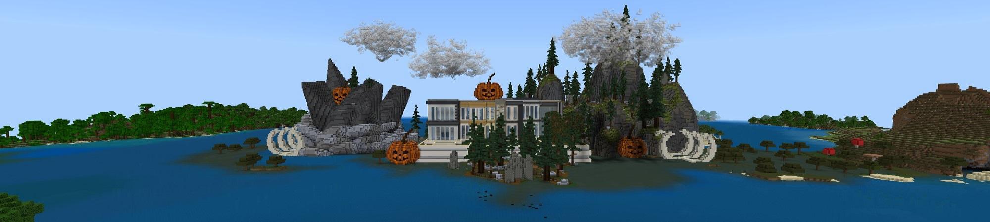 Halloween Hacker Mansion Panorama