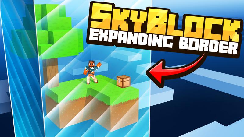 Skyblock Expanding Border Key Art