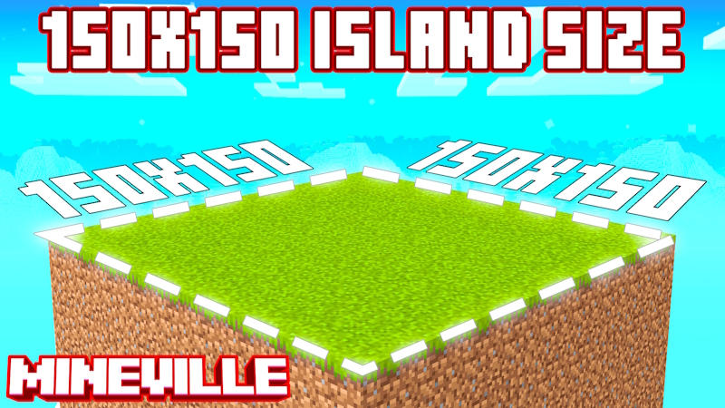 [Oneblock] 150x150 Island Size