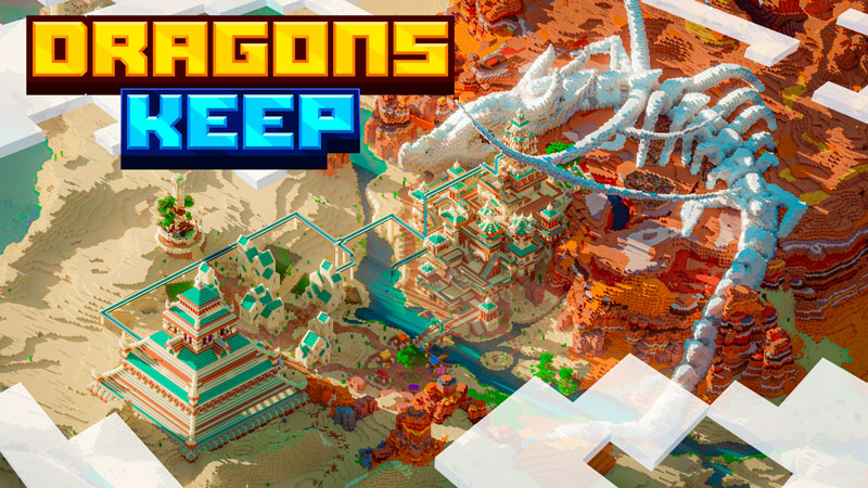 Dragons Keep on the Minecraft Marketplace by Ninja Squirrel Gaming