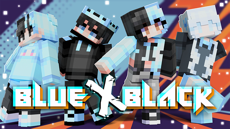 Blue X Black Key Art