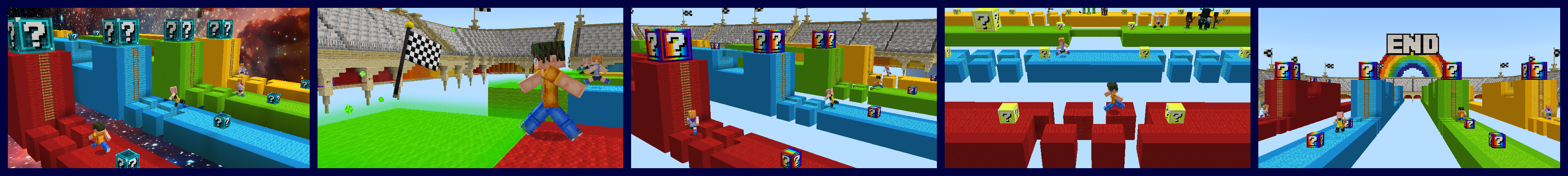 Lucky Block Race Panorama