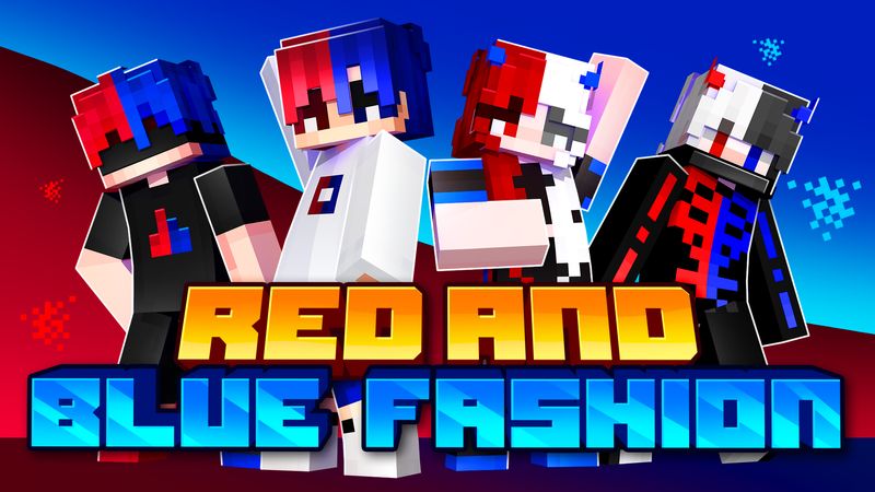 Red and Blue Fashion Key Art