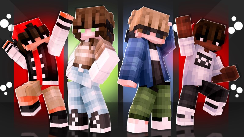 Trendy Teens by Nitric Concepts (Minecraft Skin Pack) - Minecraft ...