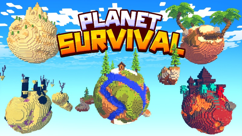 Extreme Survival Giant Planets in Minecraft Marketplace