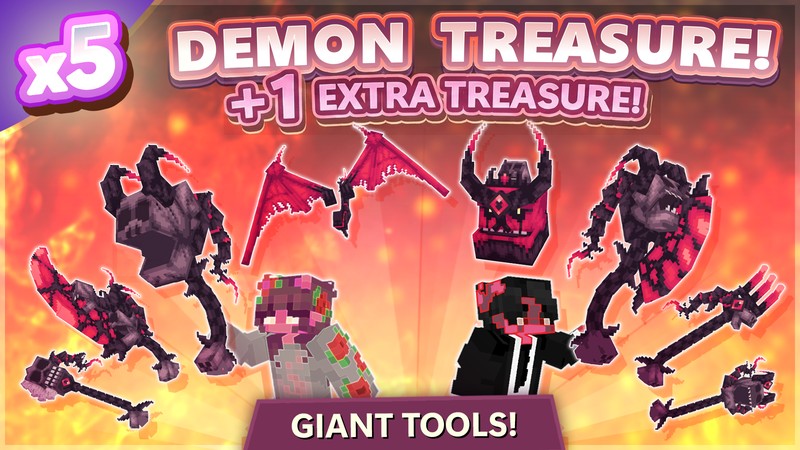 [OP SMP] 5x Demon Treasure [+1 FREE]