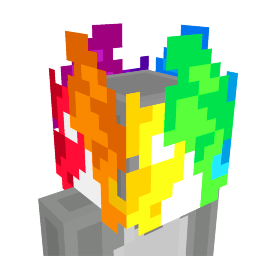 Rainbow Fire Head Key Art