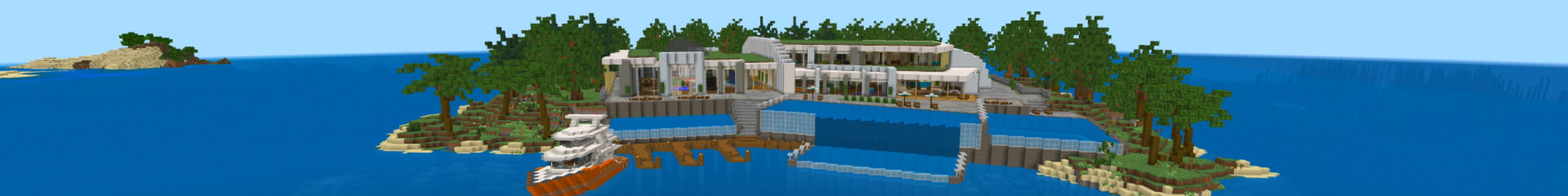 Seaside Mansion Panorama