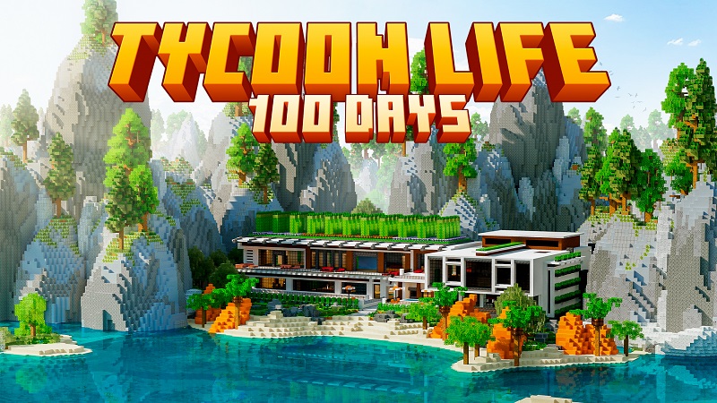 100 Days: Tycoon Life Key Art