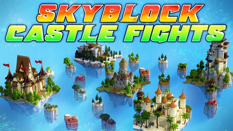 Skyblock Castle Fights Key Art