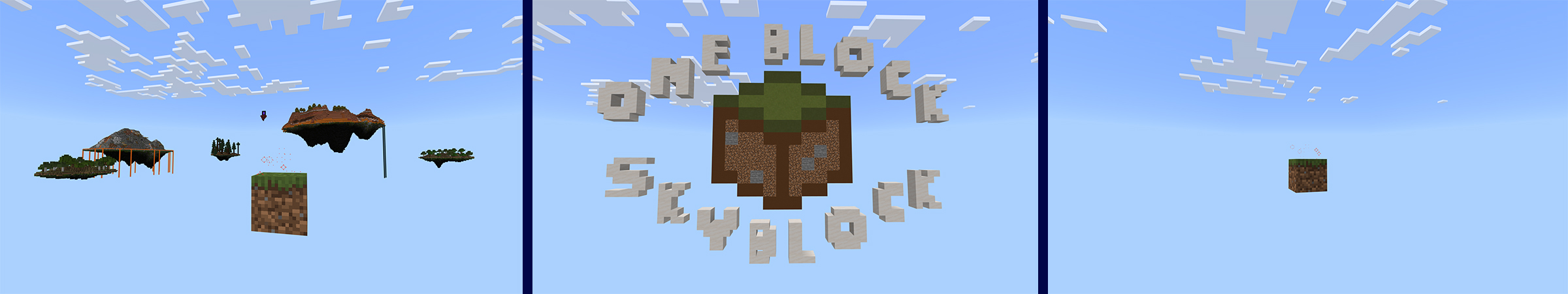 ONE BLOCK SKYBLOCK Panorama