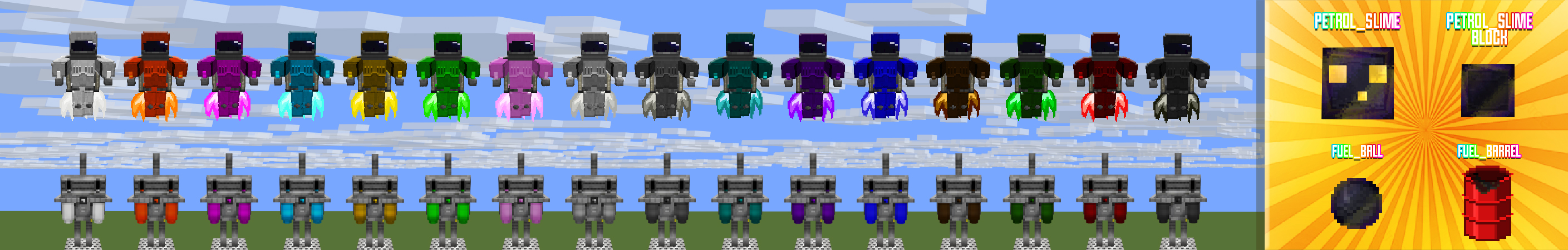 Colour Jetpacks Panorama