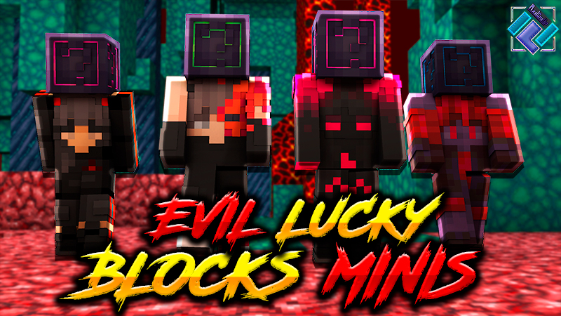 Evil Lucky Blocks Minis Key Art