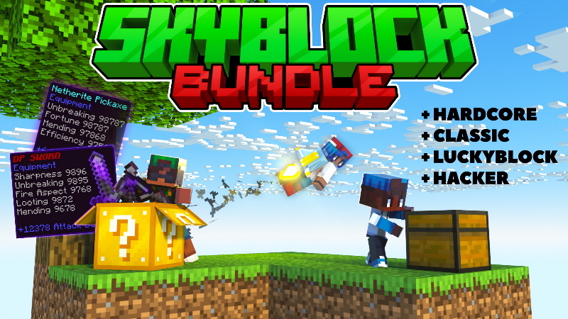 Skyblock Bundle Key Art