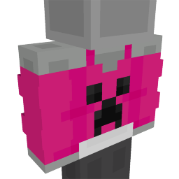 Pink Creeper Blouse on the Minecraft Marketplace by 4KS Studios
