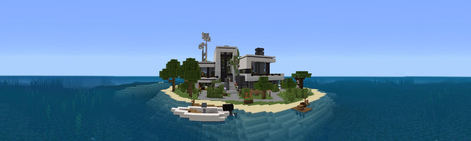 Modern House Survival Panorama