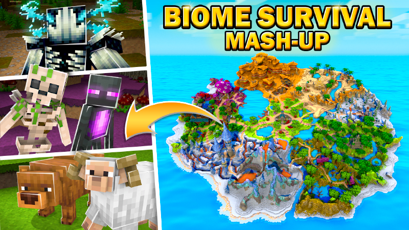 Biome Survival - Mash-Up Key Art