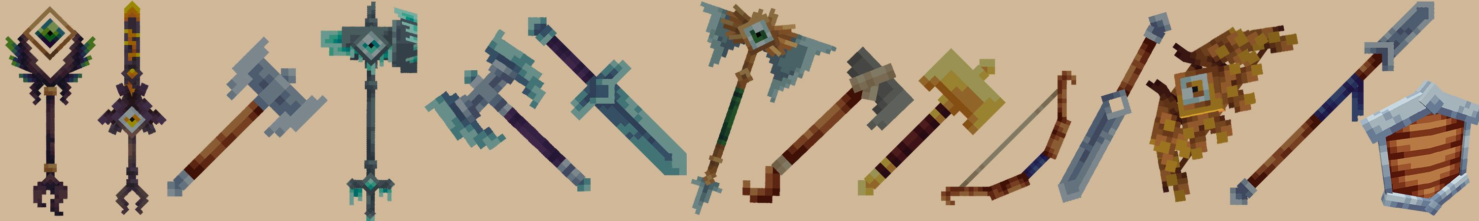 Skyblock Weapons Panorama