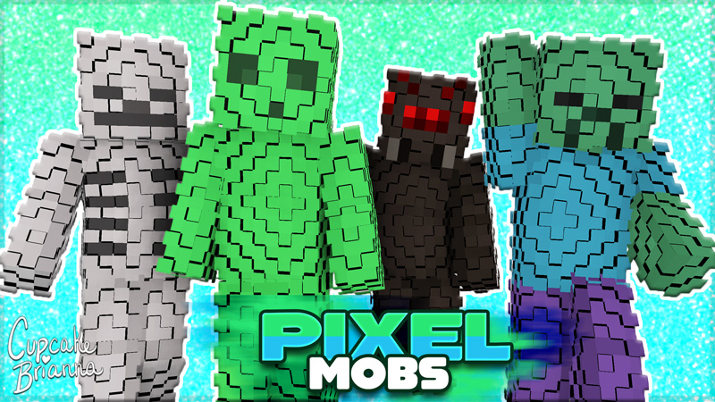 Pixel Mobs Skin Pack Key Art