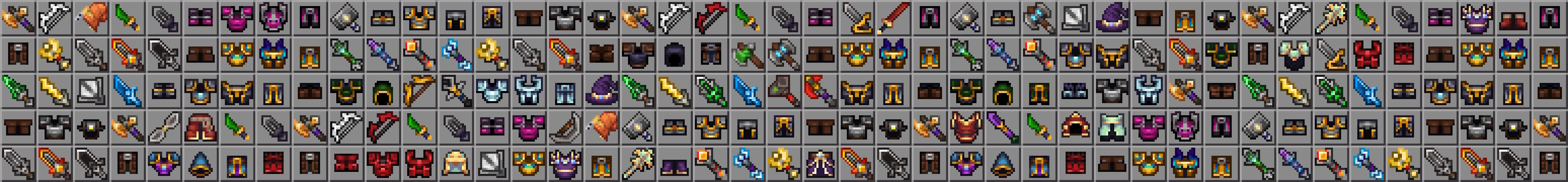 Weapons & Armors Add-on Panorama