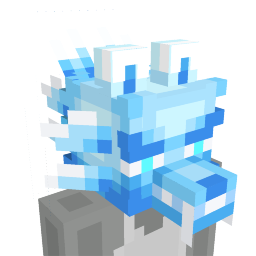 Ice Wolf Head Key Art