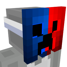 Red & Blue Creeper Mask