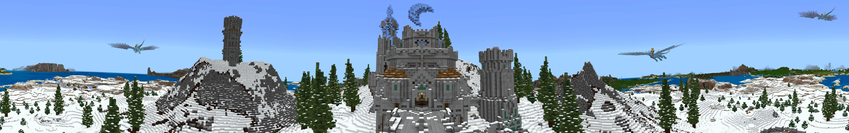 Fantasy Spawns: Frozen Castle Panorama