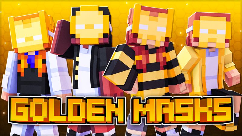 Golden Masks on the Minecraft Marketplace by Pixel Smile Studios